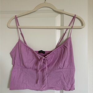 Brandy Melville pink/purple Crop Top
